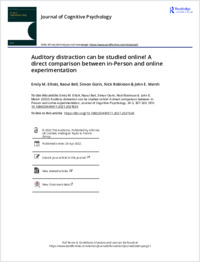 Elliott et al. - 2022 - Auditory distraction can be studied online! A dire